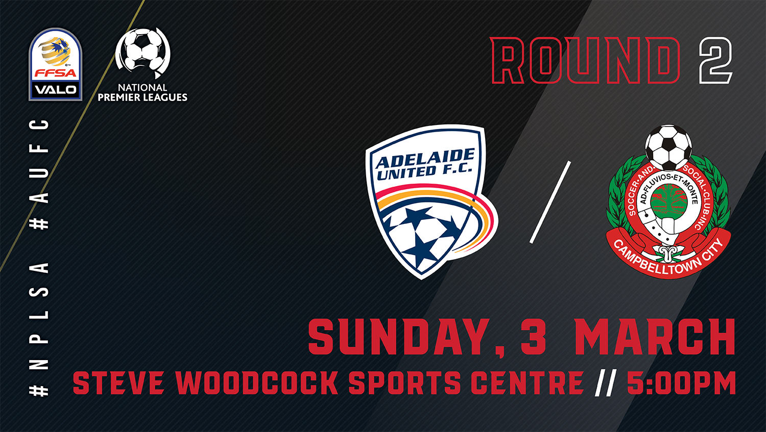 Adelaide United Youth vs Campbelltown City NPL Round 2