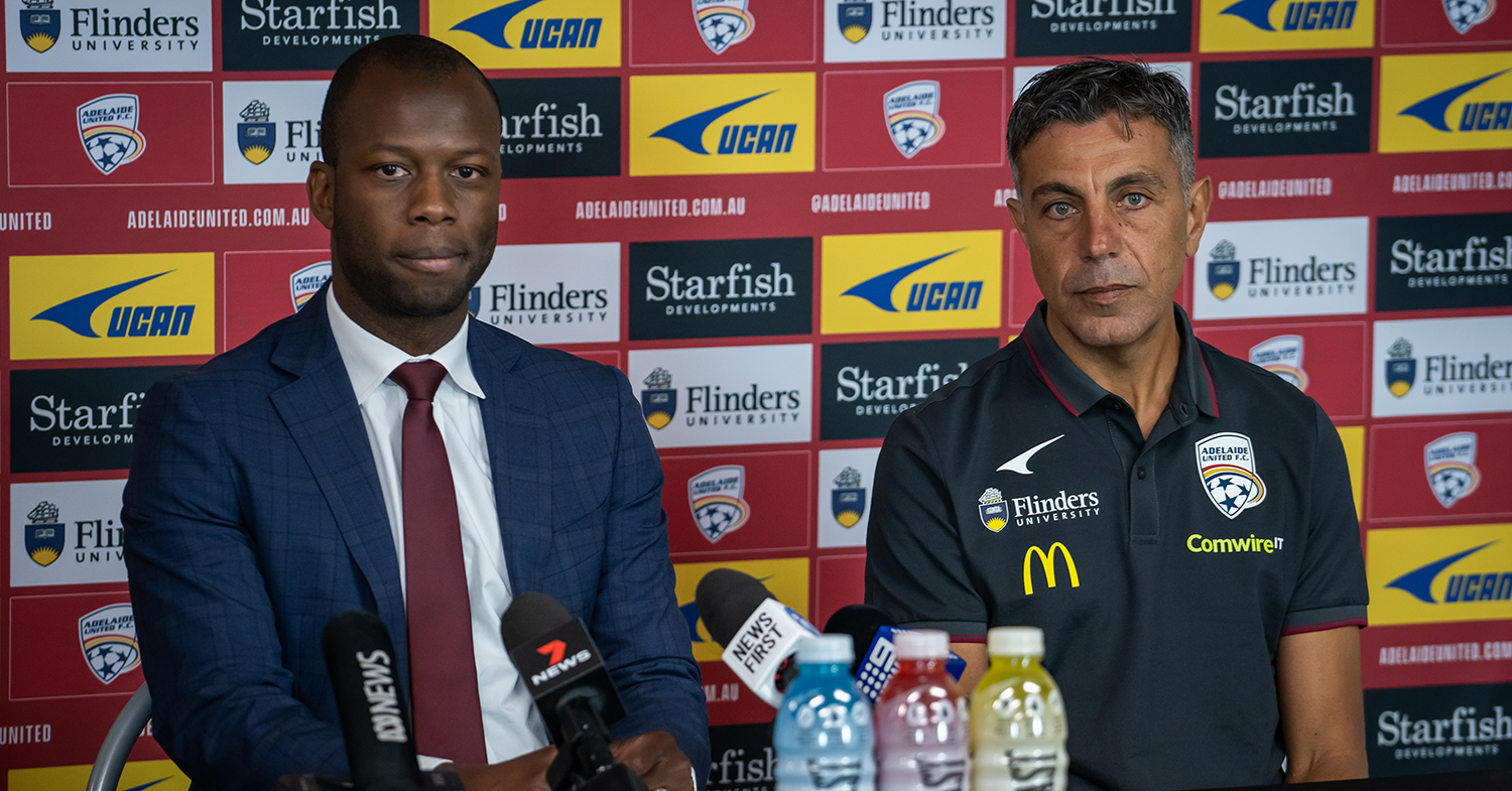 Bruce Djite and Ross Aloisi 