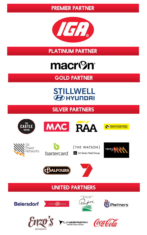 2017/18 official Adelaide United partners