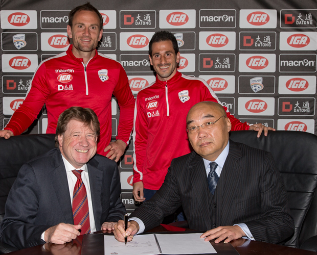Adelaide United and Datong have agreed to a new and improved two-year deal.