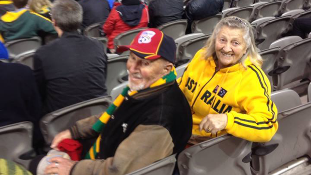 Even at the age of 93, George Hock lets nothing stand in his way of being a Reds Member!