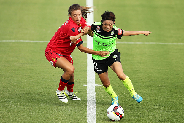 AUFC Women twice came back from a goal down to snatch a draw against Canberra United.