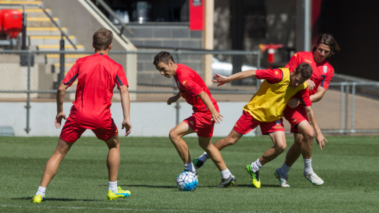 Gallery: Reds prepare for Shandong