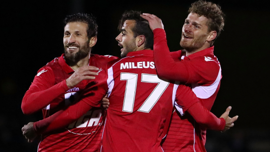 Hat-trick hero Mileusnic happy with Reds’ progression