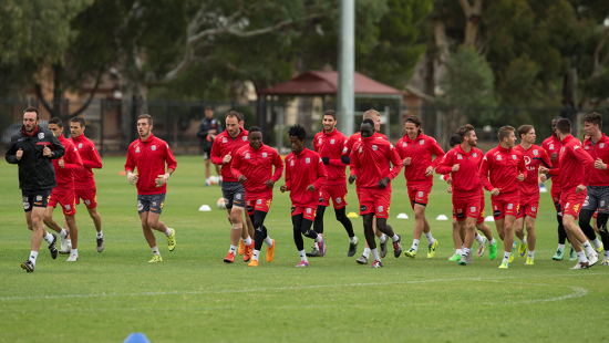 Gallery: Reds train ahead of trip to Sydney