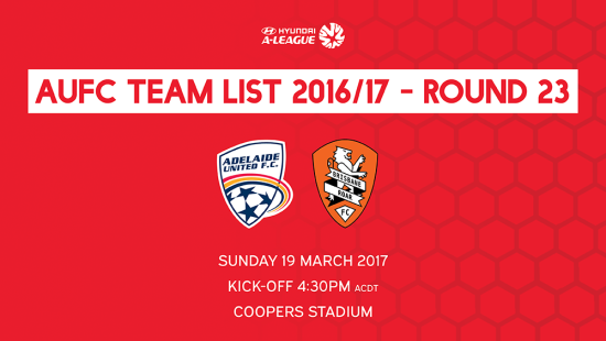 AUFC Team List 2016/17 – Round 23