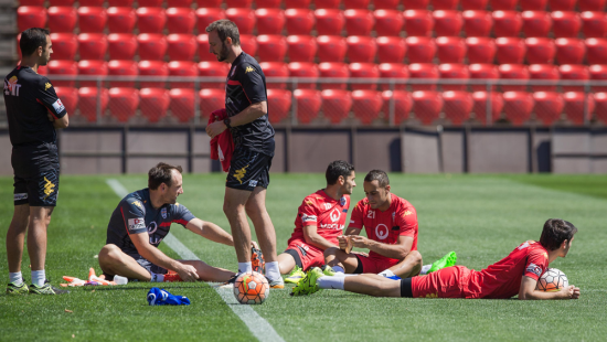 Gallery: Reds complete preparation ahead of Jets