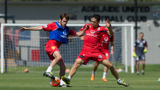 Gallery: Reds readying themselves for Roar