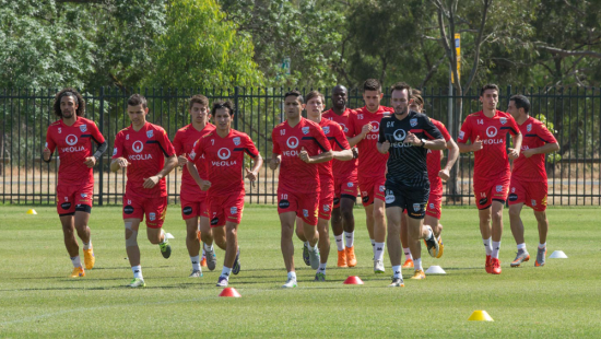 Gallery: United readying themselves for Roar