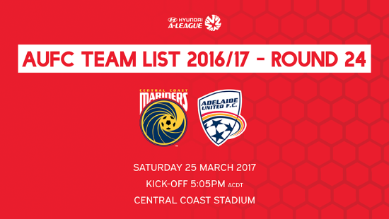 AUFC Team List 2016/17 – Round 24