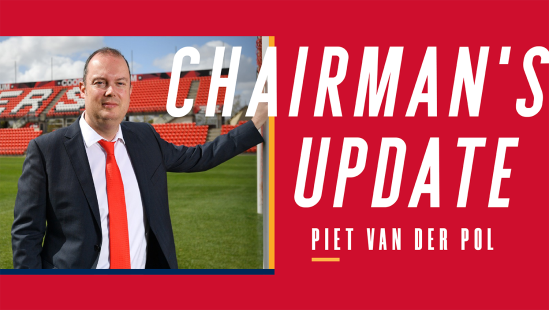 An update from our Chairman, Piet van der Pol